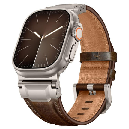 Armour-style Leather Watch Band