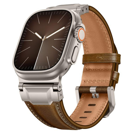 Armour-style Leather Watch Band
