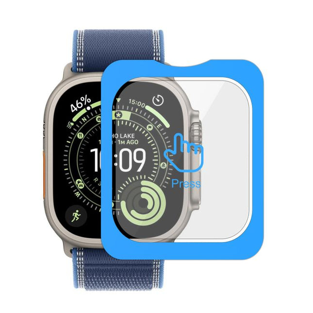 Full-Screen Anti-Fingerprint HD Positioning Easy Installation Watch Tempered Glass Film, For Apple Watch Ultra 3 / 2 / 1 49mm - DealBuddy