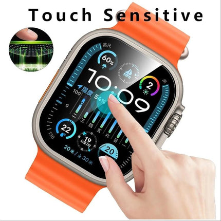 Full-Screen Anti-Fingerprint HD Positioning Easy Installation Watch Tempered Glass Film, For Apple Watch Ultra 3 / 2 / 1 49mm - DealBuddy