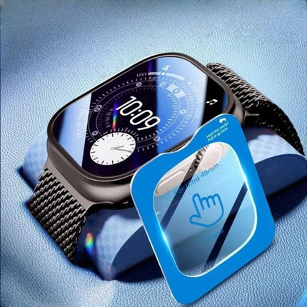 Full-Screen Anti-Fingerprint HD Positioning Easy Installation Watch Tempered Glass Film, For Apple Watch Ultra 3 / 2 / 1 49mm - DealBuddy