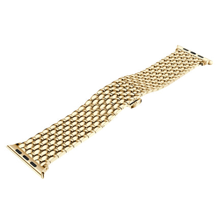 Dragon Grain Solid Stainless Steel Wrist Strap Watch Band for Apple Watch Series 3 & 2 & 1 42mm - DealBuddy