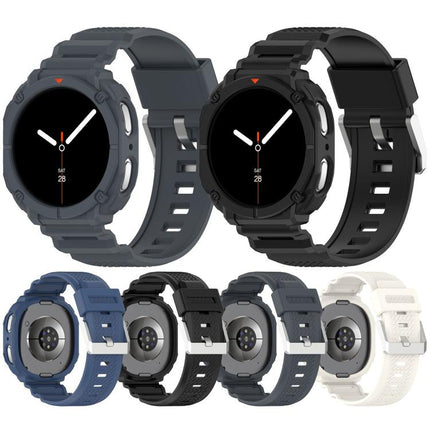 Solid Color Watch Shell Integrated TPU Watch Band, For Samsung Galaxy Watch8 44mm, For Samsung Galaxy Watch8 40mm - DealBuddy