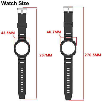 Solid Color Watch Shell Integrated TPU Watch Band, For Samsung Galaxy Watch8 44mm, For Samsung Galaxy Watch8 40mm - DealBuddy