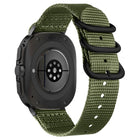 Dual Ring Black Buckle Single Color Nylon Watch Band, For Samsung Galaxy Watch Ultra 47mm / Ultra 2025 - DealBuddy