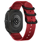Dual Ring Black Buckle Single Color Nylon Watch Band, For Samsung Galaxy Watch Ultra 47mm / Ultra 2025 - DealBuddy
