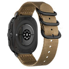 Dual Ring Black Buckle Single Color Nylon Watch Band, For Samsung Galaxy Watch Ultra 47mm / Ultra 2025 - DealBuddy