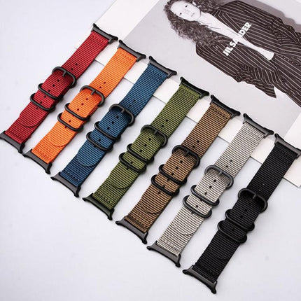 Dual Ring Black Buckle Single Color Nylon Watch Band, For Samsung Galaxy Watch Ultra 47mm / Ultra 2025 - DealBuddy