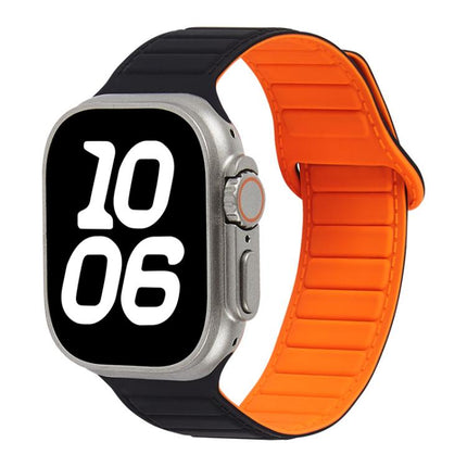 Stitched Loop Magnetic Silicone Watch Band, For Apple Watch 46mm / 49mm / 45mm / 44mm, For Apple Watch 42mm / 41mm / 40mm / 38mm - DealBuddy