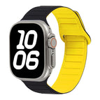 For Apple Watch 46mm / 49mm / 45mm / 44mm / Black Yellow