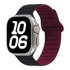For Apple Watch 46mm / 49mm / 45mm / 44mm / Black Wine Red