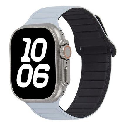 Stitched Loop Magnetic Silicone Watch Band, For Apple Watch 46mm / 49mm / 45mm / 44mm, For Apple Watch 42mm / 41mm / 40mm / 38mm - DealBuddy