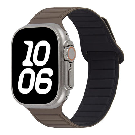 Stitched Loop Magnetic Silicone Watch Band, For Apple Watch 46mm / 49mm / 45mm / 44mm, For Apple Watch 42mm / 41mm / 40mm / 38mm - DealBuddy