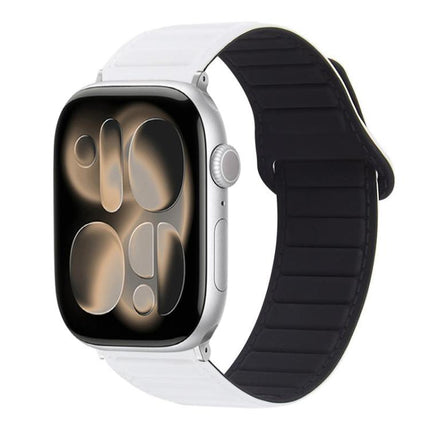 Stitched Loop Magnetic Silicone Watch Band, For Apple Watch 46mm / 49mm / 45mm / 44mm, For Apple Watch 42mm / 41mm / 40mm / 38mm - DealBuddy