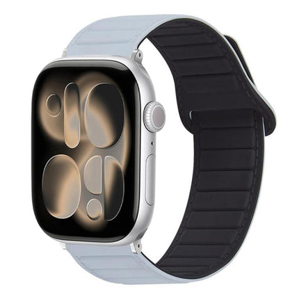 Stitched Loop Magnetic Silicone Watch Band, For Apple Watch 46mm / 49mm / 45mm / 44mm, For Apple Watch 42mm / 41mm / 40mm / 38mm - DealBuddy