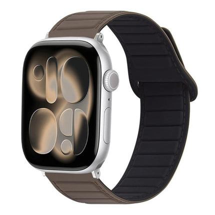 Stitched Loop Magnetic Silicone Watch Band, For Apple Watch 46mm / 49mm / 45mm / 44mm, For Apple Watch 42mm / 41mm / 40mm / 38mm - DealBuddy