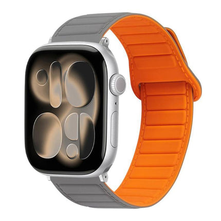 Stitched Loop Magnetic Silicone Watch Band, For Apple Watch 46mm / 49mm / 45mm / 44mm, For Apple Watch 42mm / 41mm / 40mm / 38mm - DealBuddy