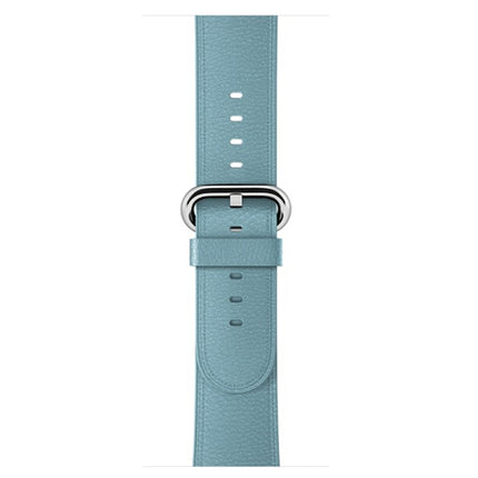 Classic Button Leather Wrist Strap Watch Band for Apple Watch Series 3 & 2 & 1  38mm - DealBuddy