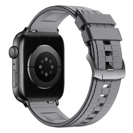 Sports Style Square Texture Fluororubber Watch Band, For Apple Watch 46mm / 49mm / 45mm / 44mm, For Apple Watch 42mm / 41mm / 40mm / 38mm - DealBuddy