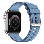 Sports Style Square Texture Fluororubber Watch Band, For Apple Watch 46mm / 49mm / 45mm / 44mm, For Apple Watch 42mm / 41mm / 40mm / 38mm - DealBuddy