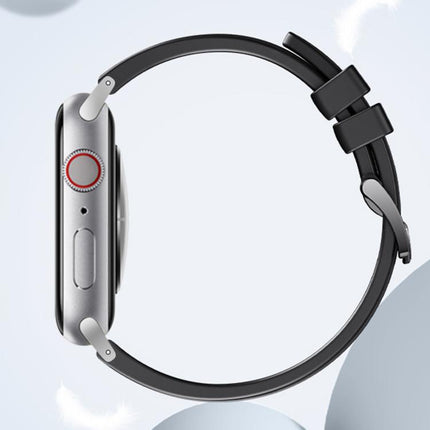 Sports Style Square Texture Fluororubber Watch Band, For Apple Watch 46mm / 49mm / 45mm / 44mm, For Apple Watch 42mm / 41mm / 40mm / 38mm - DealBuddy