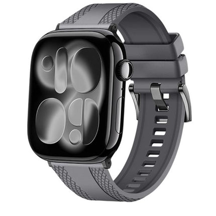 Dual-sided Diamond Texture Fluororubber Watch Band, For Apple Watch 46mm / 49mm / 45mm / 44mm, For Apple Watch 42mm / 41mm / 40mm / 38mm - DealBuddy