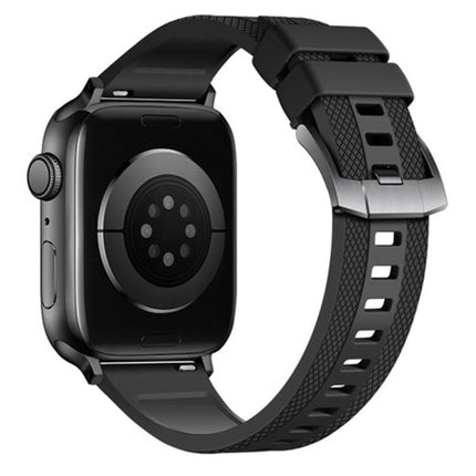 Dual-sided Diamond Texture Fluororubber Watch Band, For Apple Watch 46mm / 49mm / 45mm / 44mm, For Apple Watch 42mm / 41mm / 40mm / 38mm - DealBuddy
