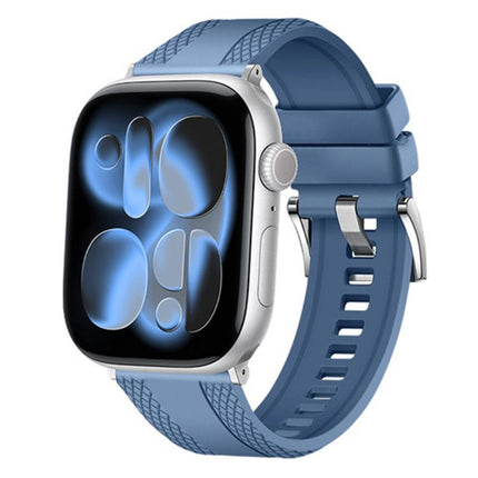 Dual-sided Diamond Texture Fluororubber Watch Band, For Apple Watch 46mm / 49mm / 45mm / 44mm, For Apple Watch 42mm / 41mm / 40mm / 38mm - DealBuddy