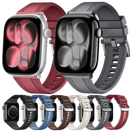 Dual-sided Diamond Texture Fluororubber Watch Band, For Apple Watch 46mm / 49mm / 45mm / 44mm, For Apple Watch 42mm / 41mm / 40mm / 38mm - DealBuddy