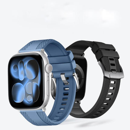 Dual-sided Diamond Texture Fluororubber Watch Band, For Apple Watch 46mm / 49mm / 45mm / 44mm, For Apple Watch 42mm / 41mm / 40mm / 38mm - DealBuddy
