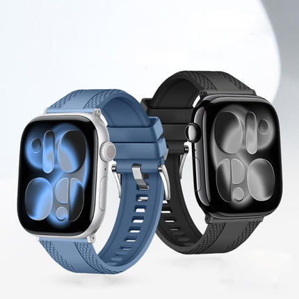 Dual-sided Diamond Texture Fluororubber Watch Band, For Apple Watch 46mm / 49mm / 45mm / 44mm, For Apple Watch 42mm / 41mm / 40mm / 38mm - DealBuddy