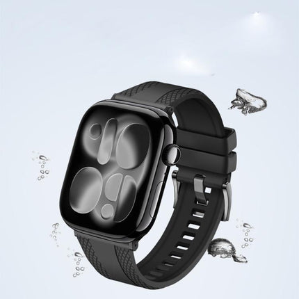 Dual-sided Diamond Texture Fluororubber Watch Band, For Apple Watch 46mm / 49mm / 45mm / 44mm, For Apple Watch 42mm / 41mm / 40mm / 38mm - DealBuddy