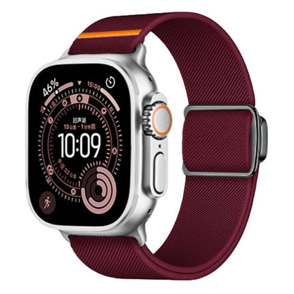 Titanium Magnetic Buckle Elastic Nylon Watch Band, For Apple Watch 46mm / 49mm / 45mm / 44mm, For Apple Watch 42mm / 41mm / 40mm / 38mm - DealBuddy