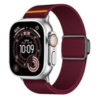 Titanium Magnetic Buckle Elastic Nylon Watch Band, For Apple Watch 46mm / 49mm / 45mm / 44mm, For Apple Watch 42mm / 41mm / 40mm / 38mm - DealBuddy