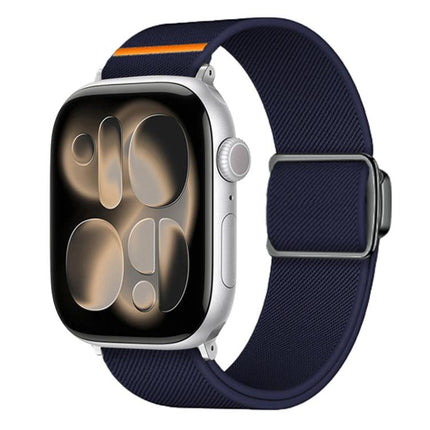 Titanium Magnetic Buckle Elastic Nylon Watch Band, For Apple Watch 46mm / 49mm / 45mm / 44mm, For Apple Watch 42mm / 41mm / 40mm / 38mm - DealBuddy
