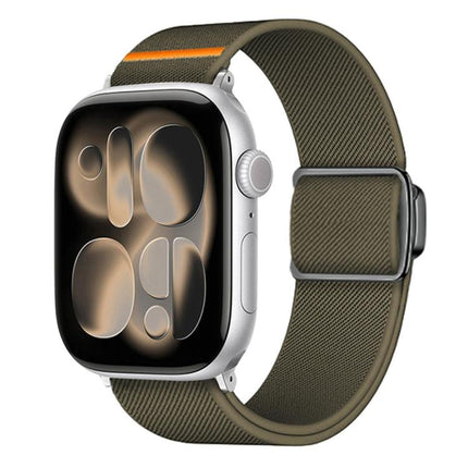Titanium Magnetic Buckle Elastic Nylon Watch Band, For Apple Watch 46mm / 49mm / 45mm / 44mm, For Apple Watch 42mm / 41mm / 40mm / 38mm - DealBuddy