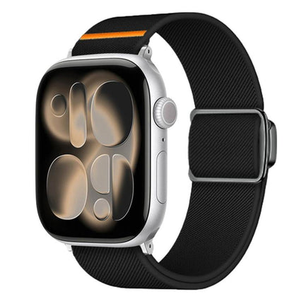 Titanium Magnetic Buckle Elastic Nylon Watch Band, For Apple Watch 46mm / 49mm / 45mm / 44mm, For Apple Watch 42mm / 41mm / 40mm / 38mm - DealBuddy