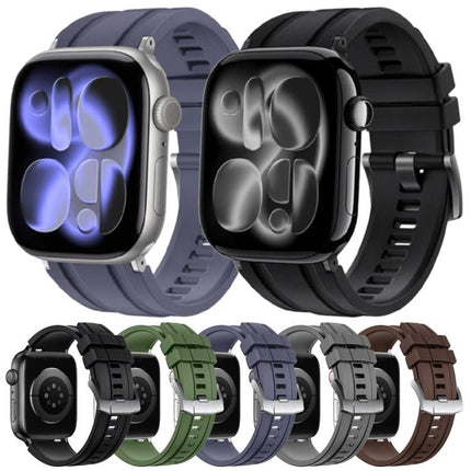 Extraordinary Exploration FKM Fluororubber Watch Band, For Apple Watch 46mm / 49mm / 45mm / 44mm, For Apple Watch 42mm / 41mm / 40mm / 38mm - DealBuddy