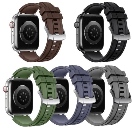 Extraordinary Exploration FKM Fluororubber Watch Band, For Apple Watch 46mm / 49mm / 45mm / 44mm, For Apple Watch 42mm / 41mm / 40mm / 38mm - DealBuddy