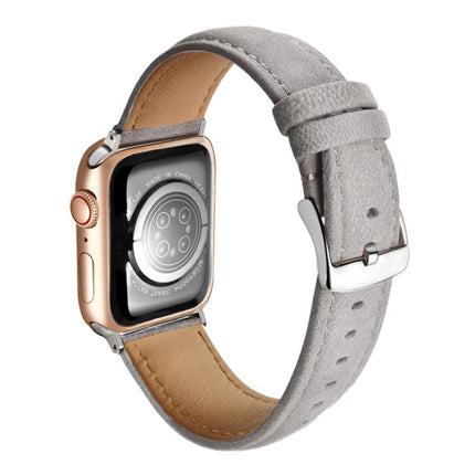 Double-Sided Suede Genuine Leather Watch Band, For Apple Watch 46mm / 49mm / 45mm / 44mm, For Apple Watch 42mm / 41mm / 40mm / 38mm - DealBuddy