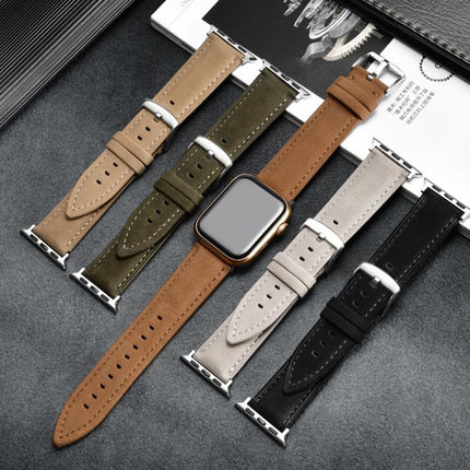 Double-Sided Suede Genuine Leather Watch Band, For Apple Watch 46mm / 49mm / 45mm / 44mm, For Apple Watch 42mm / 41mm / 40mm / 38mm - DealBuddy