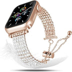 For Apple Watch 42mm / 41mm / 40mm / 38mm / Rose Gold