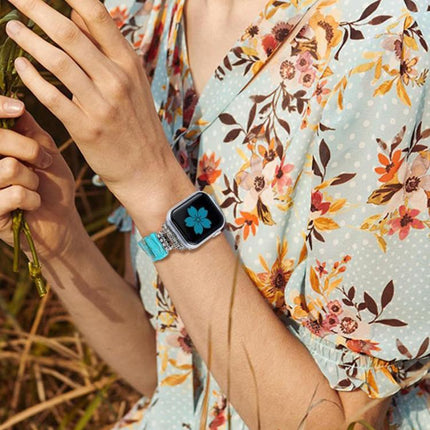 Imperial Stone Ceramic Bracelet Watch Band, For Apple Watch 46mm / 49mm / 45mm / 44mm, For Apple Watch 42mm / 41mm / 40mm / 38mm - DealBuddy