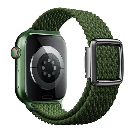 Modern Style Magnetic Buckle Woven Nylon Watch Band, For Apple Watch 46mm / 49mm / 45mm / 44mm, For Apple Watch 42mm / 41mm / 40mm / 38mm - DealBuddy