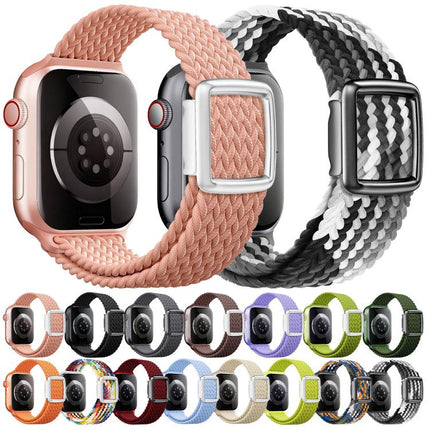Modern Style Magnetic Buckle Woven Nylon Watch Band, For Apple Watch 46mm / 49mm / 45mm / 44mm, For Apple Watch 42mm / 41mm / 40mm / 38mm - DealBuddy