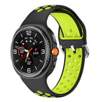 For Samsung Galaxy Watch8 / Watch8 Classic / Black Fluorescent Green