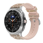 Glitter Skin Vegan Leather Silicone Watch Band, For Samsung Galaxy Watch8 / Watch8 Classic - DealBuddy