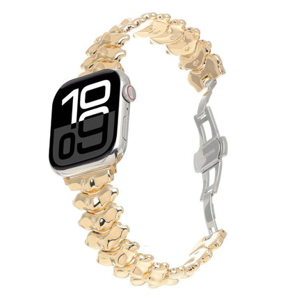 Dragon Spine Butterfly Clasp Zinc Alloy Watch Band, For Apple Watch 46mm / 49mm / 45mm / 44mm, For Apple Watch 42mm / 41mm / 40mm / 38mm - DealBuddy