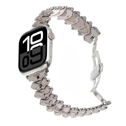 Dragon Spine Butterfly Clasp Zinc Alloy Watch Band, For Apple Watch 46mm / 49mm / 45mm / 44mm, For Apple Watch 42mm / 41mm / 40mm / 38mm - DealBuddy