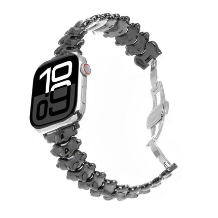 Dragon Spine Butterfly Clasp Zinc Alloy Watch Band, For Apple Watch 46mm / 49mm / 45mm / 44mm, For Apple Watch 42mm / 41mm / 40mm / 38mm - DealBuddy